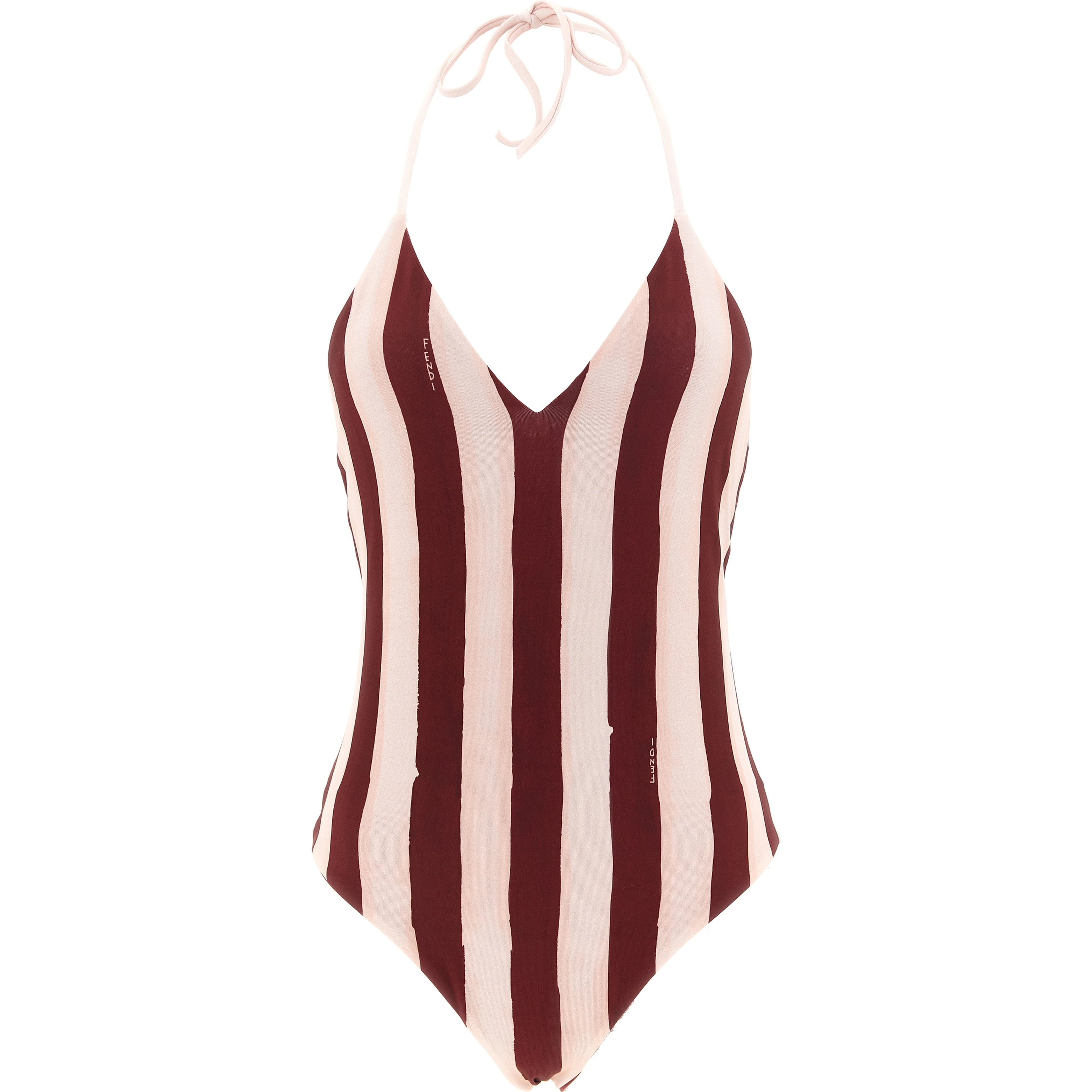 Multicolor Polyester One-Piece Swimsuit