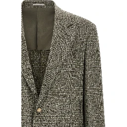 Bicolor Wool Blazer