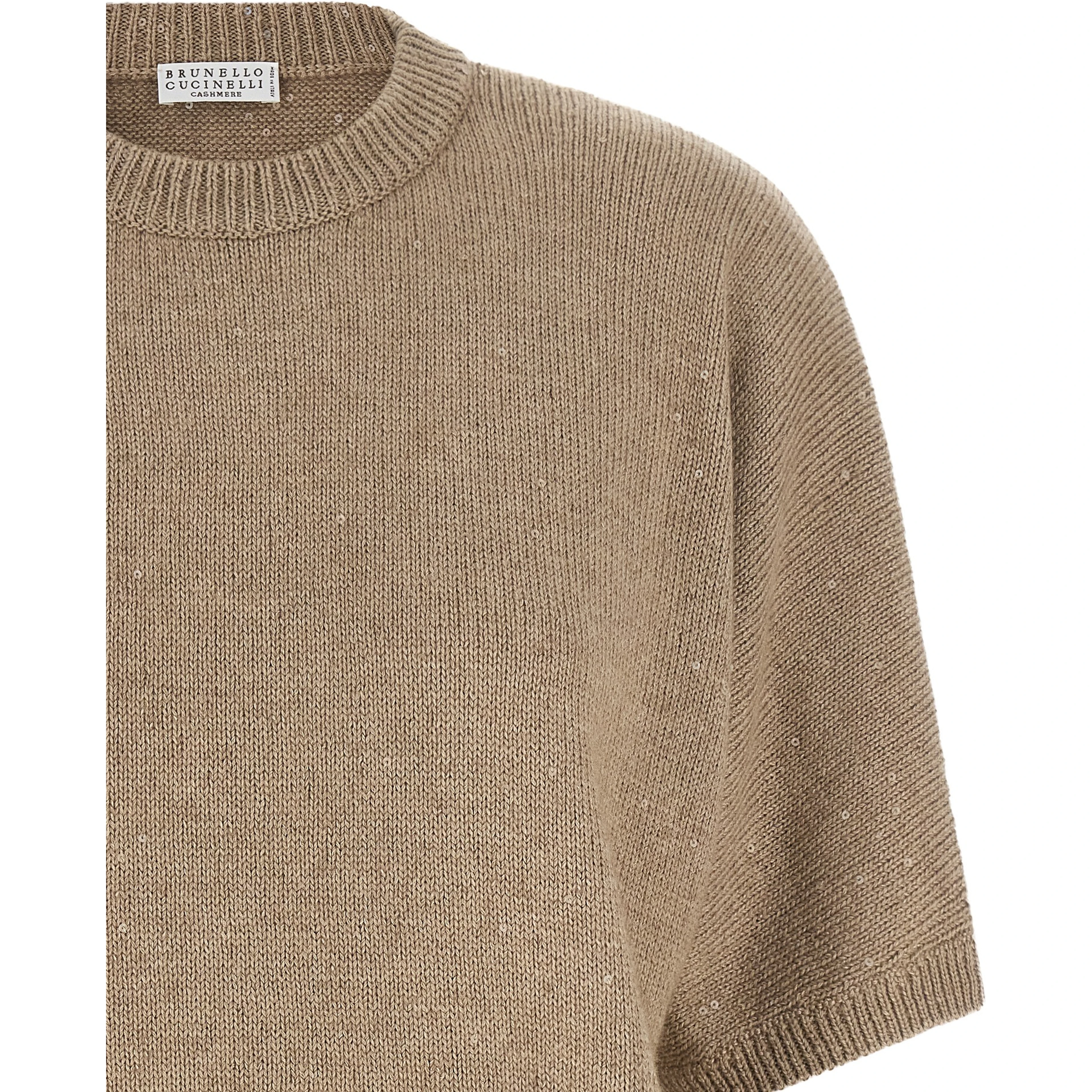 Beige Cashmere Cardigan