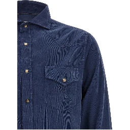 Blue Cotton Blouse