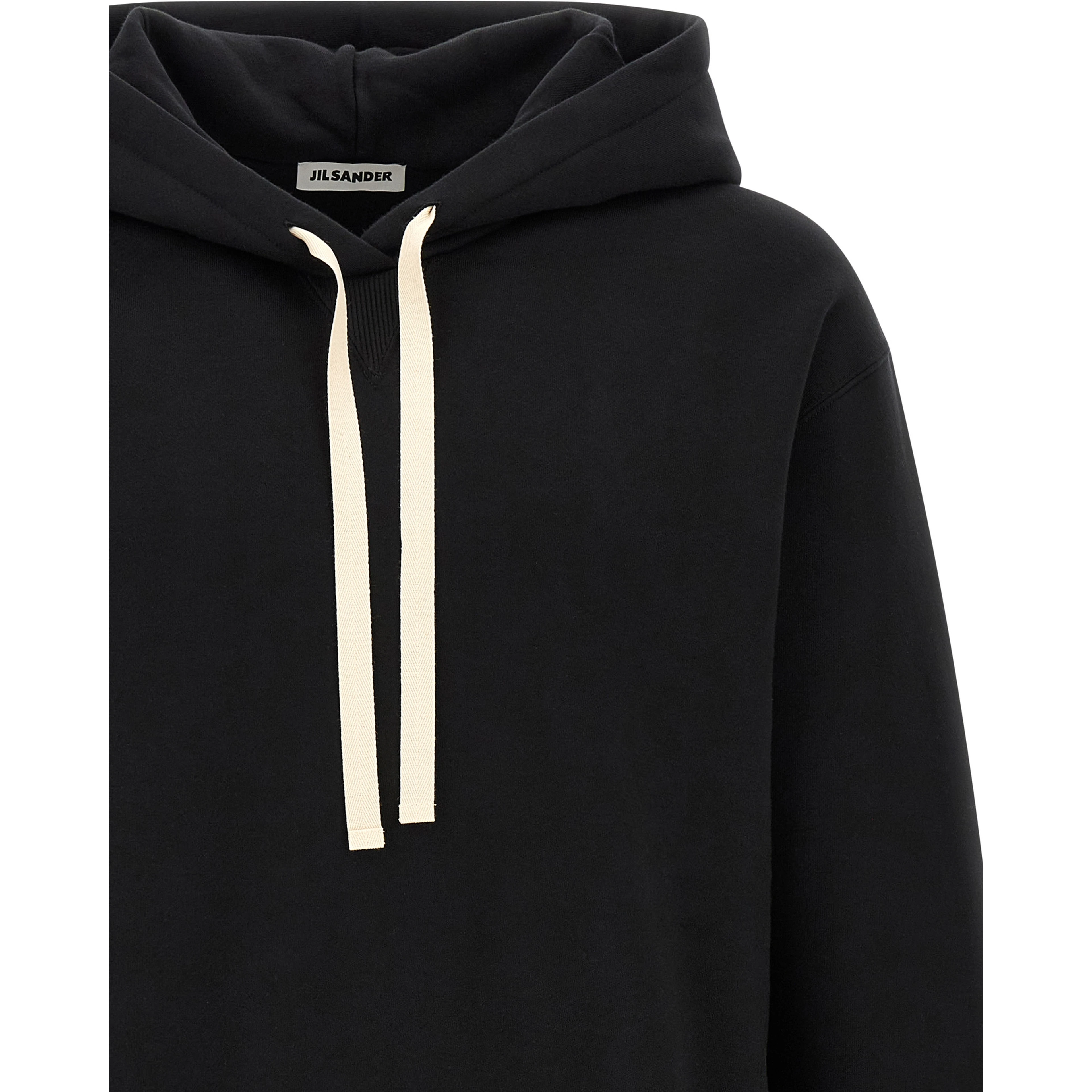 Black Cotton Sweatshirt