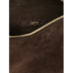 Brown Calfskin Shoulder Bag