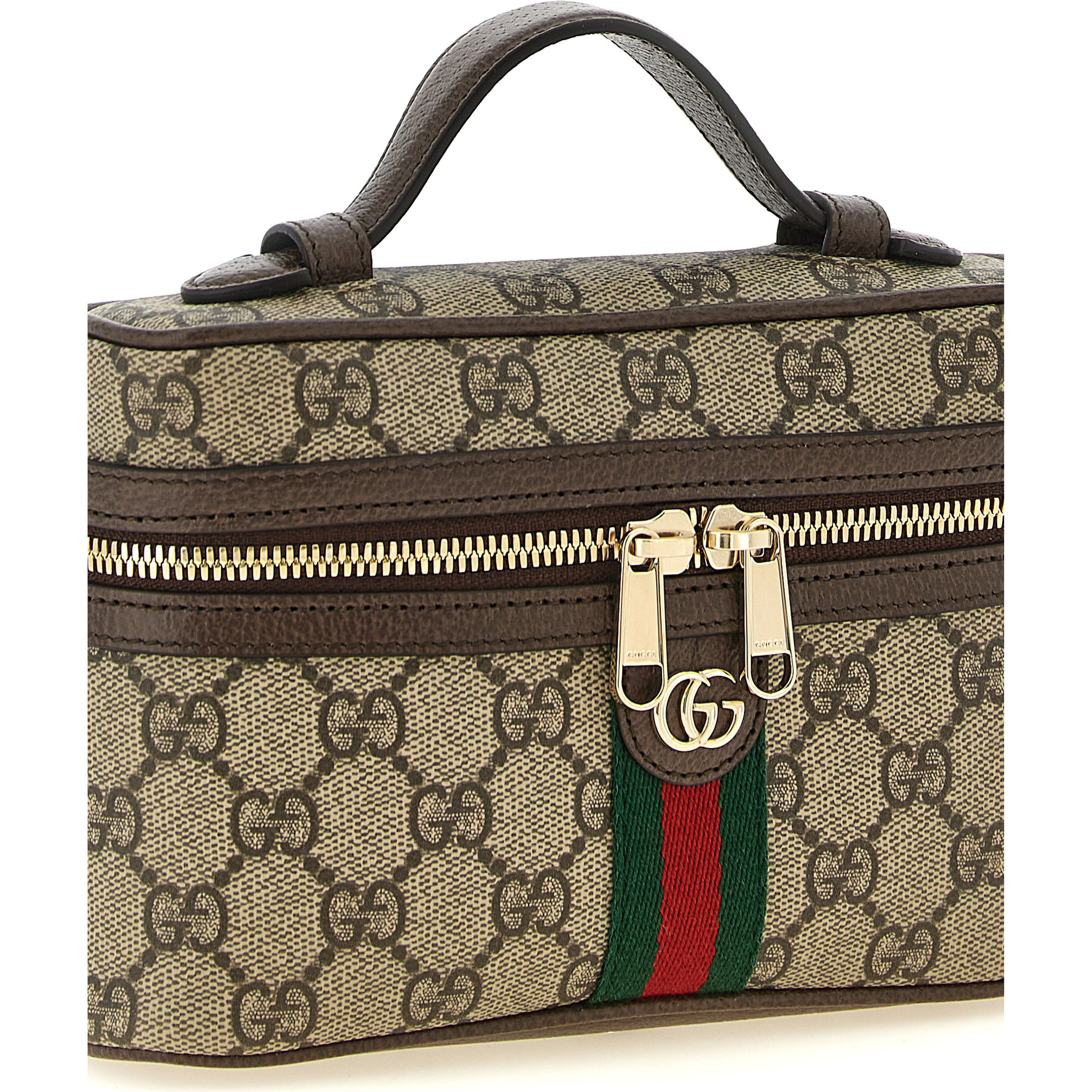 Beige Polyethylene Shoulder Bag