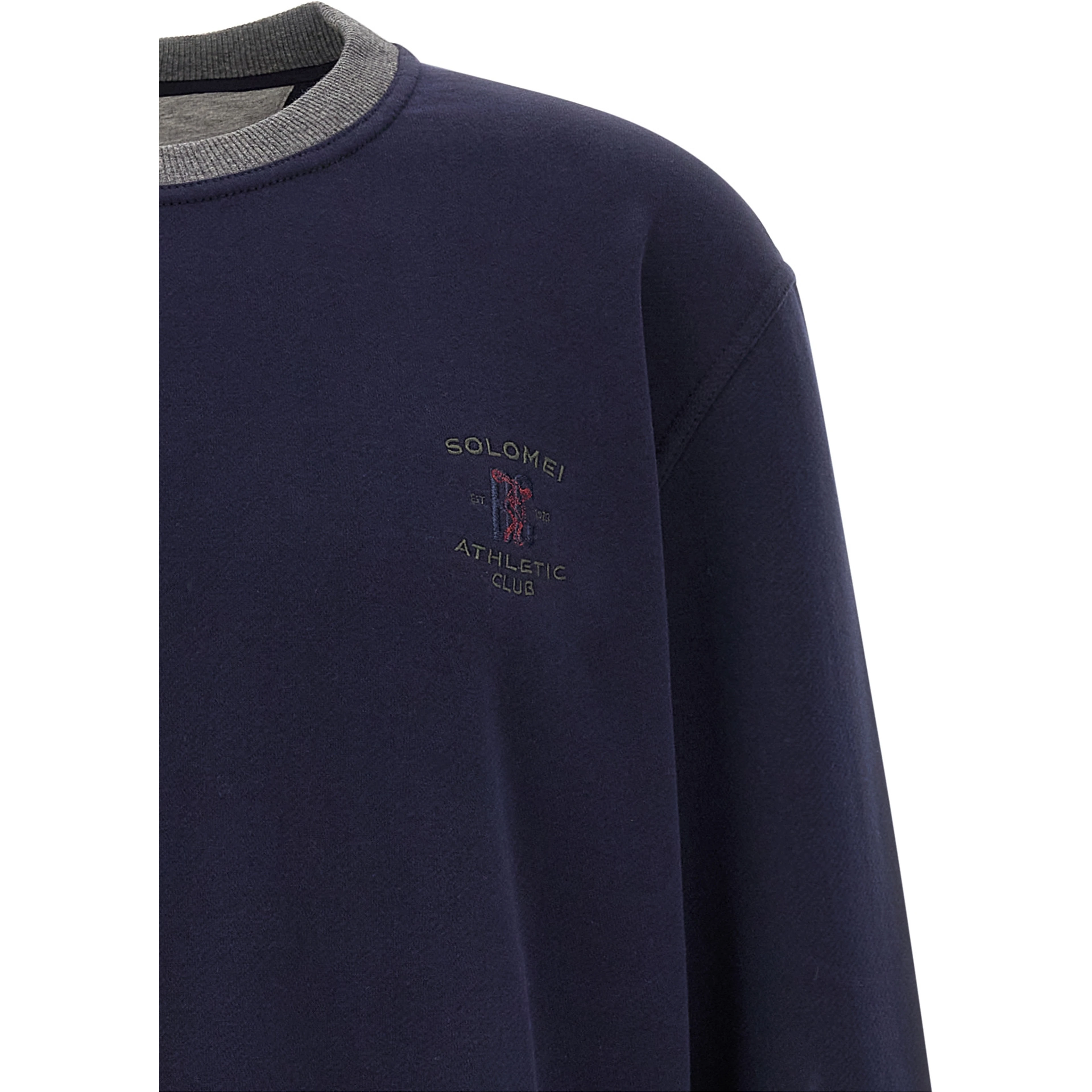 Blue Cotton Sweatshirt