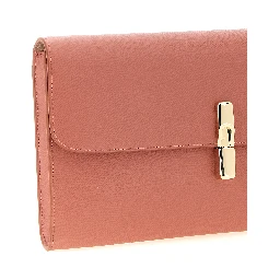 Multicolor Calfskin Clutch Bag