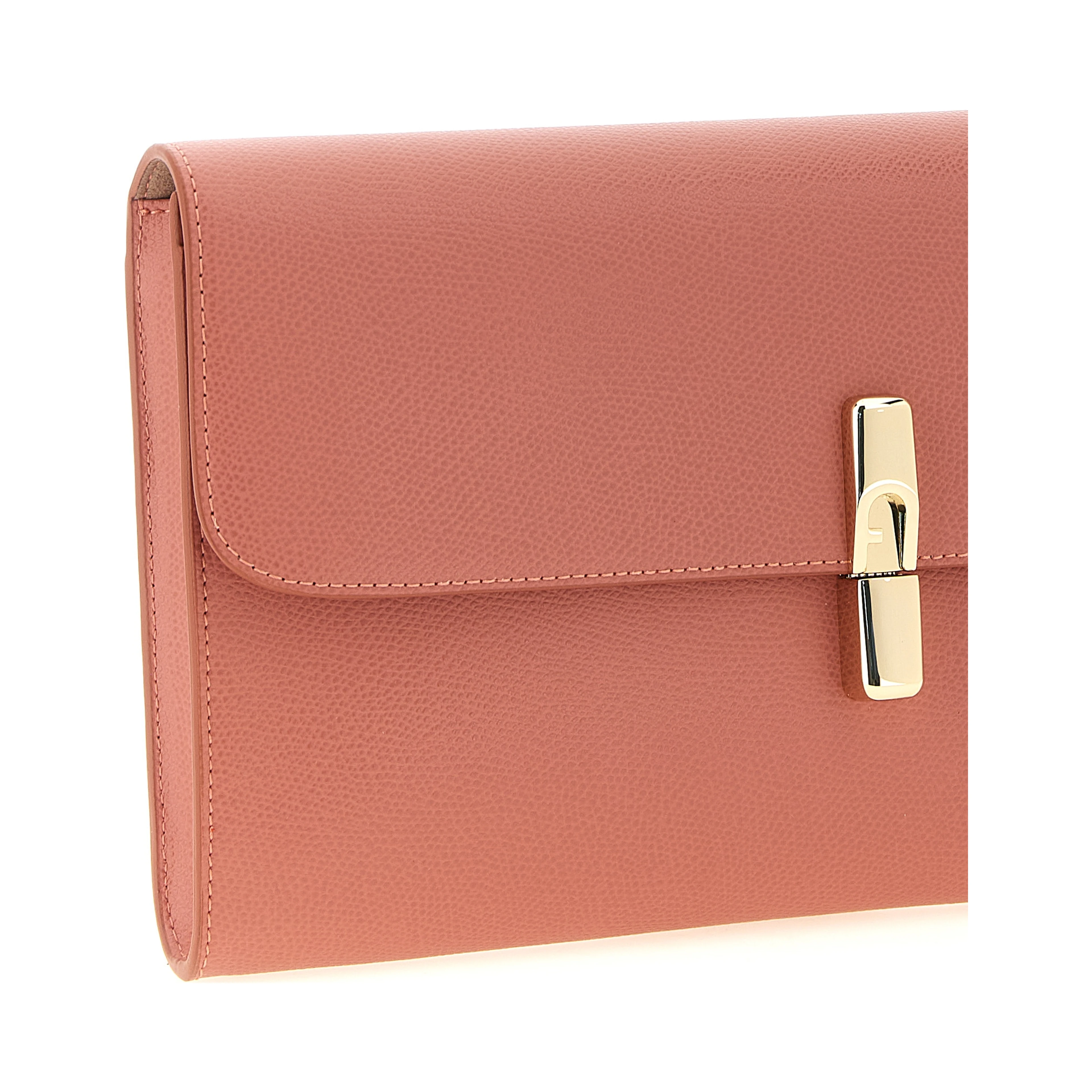 Multicolor Calfskin Clutch Bag