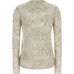 Beige Nylon Cardigan