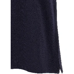 Blue Cotton Polo Shirt