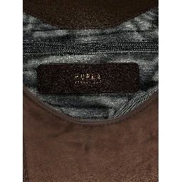 Brown Calfskin Shoulder Bag