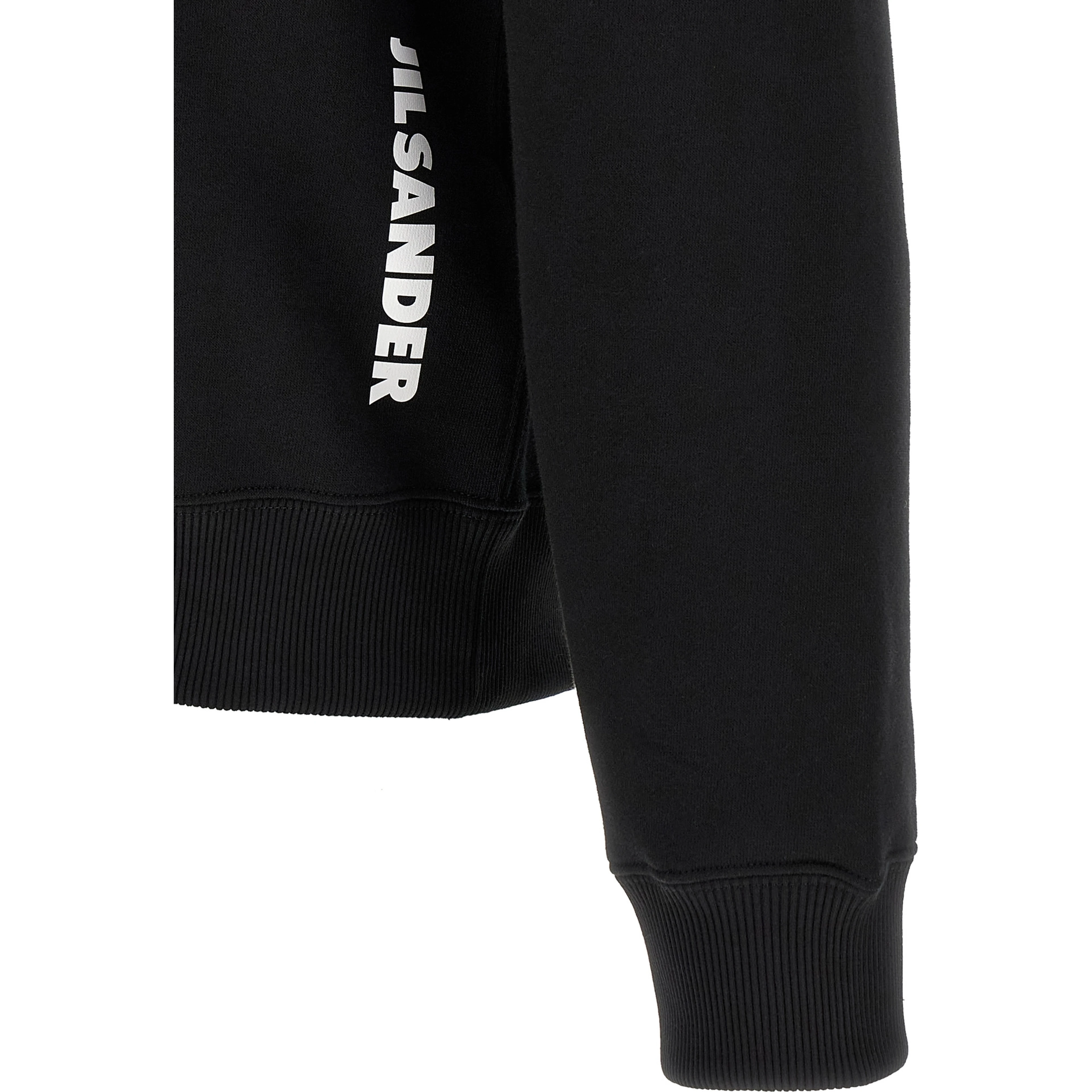 Black Cotton Sweatshirt