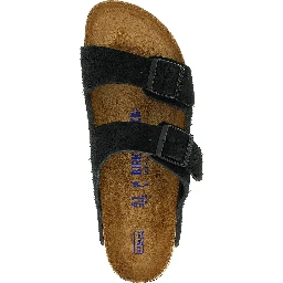 Black Calfskin Slides