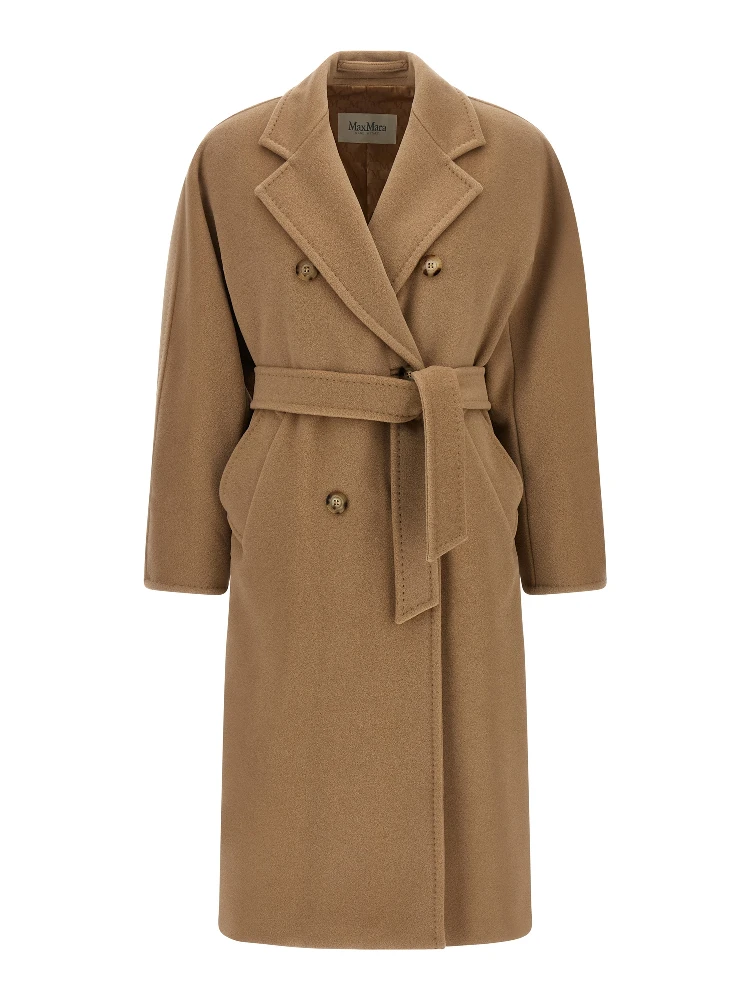 Beige Virgin Wool Coat