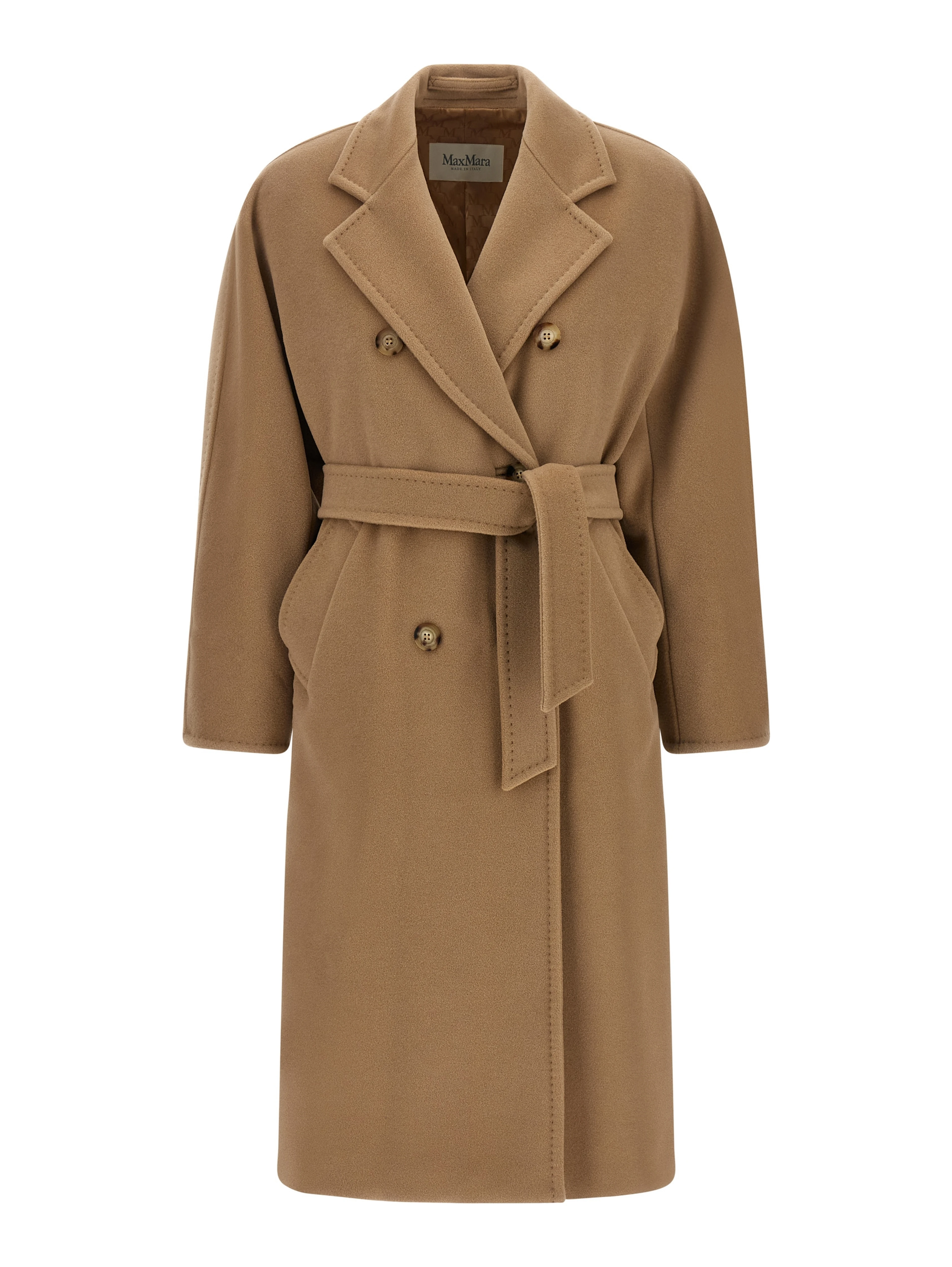 Beige Virgin Wool Coat