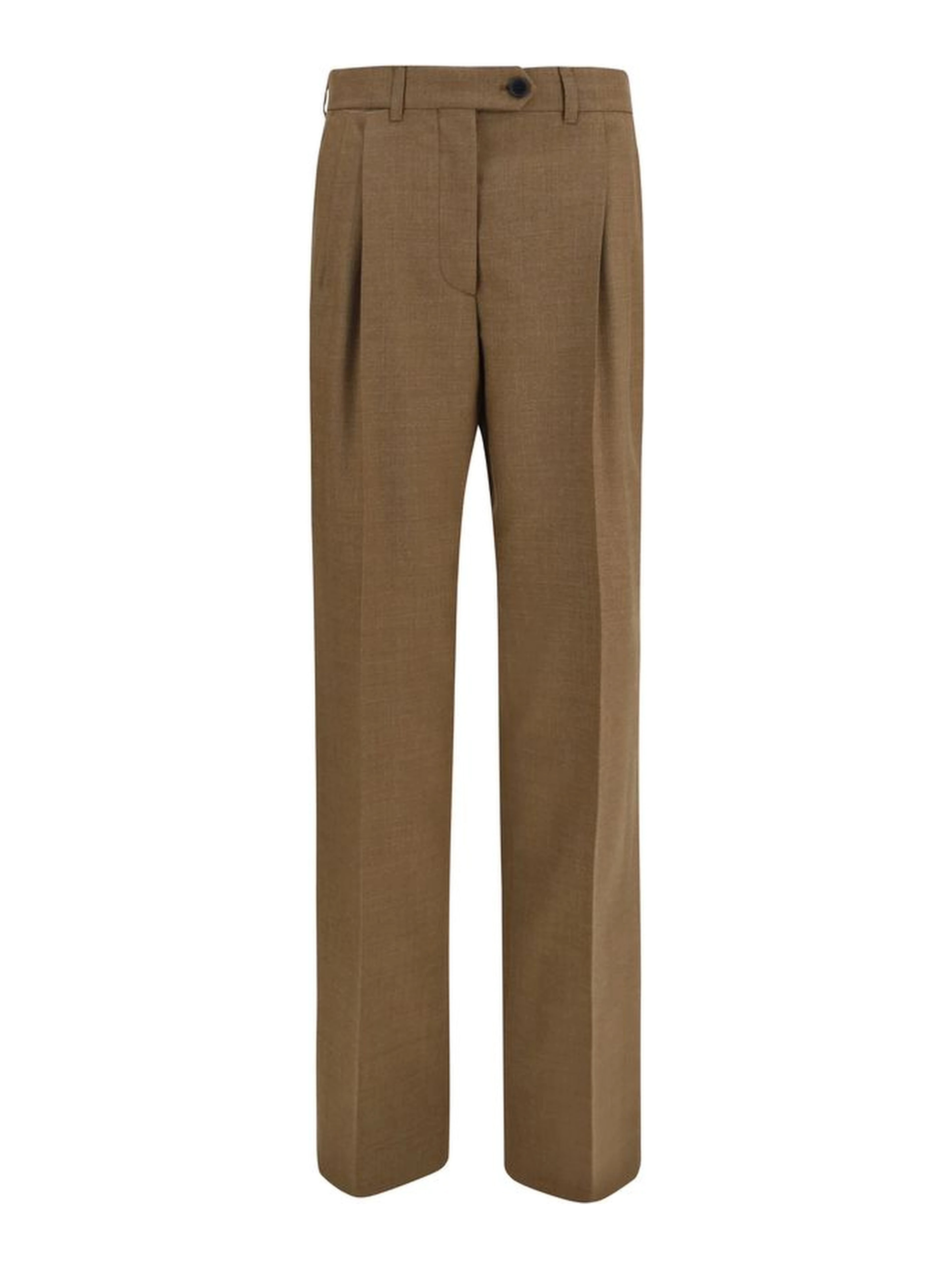 Brown Wool Oves Aries Dress Pants