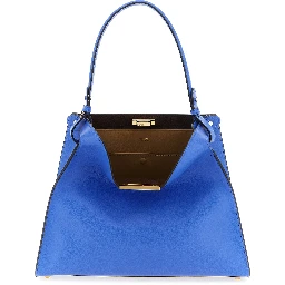 Blue Calfskin Handbag