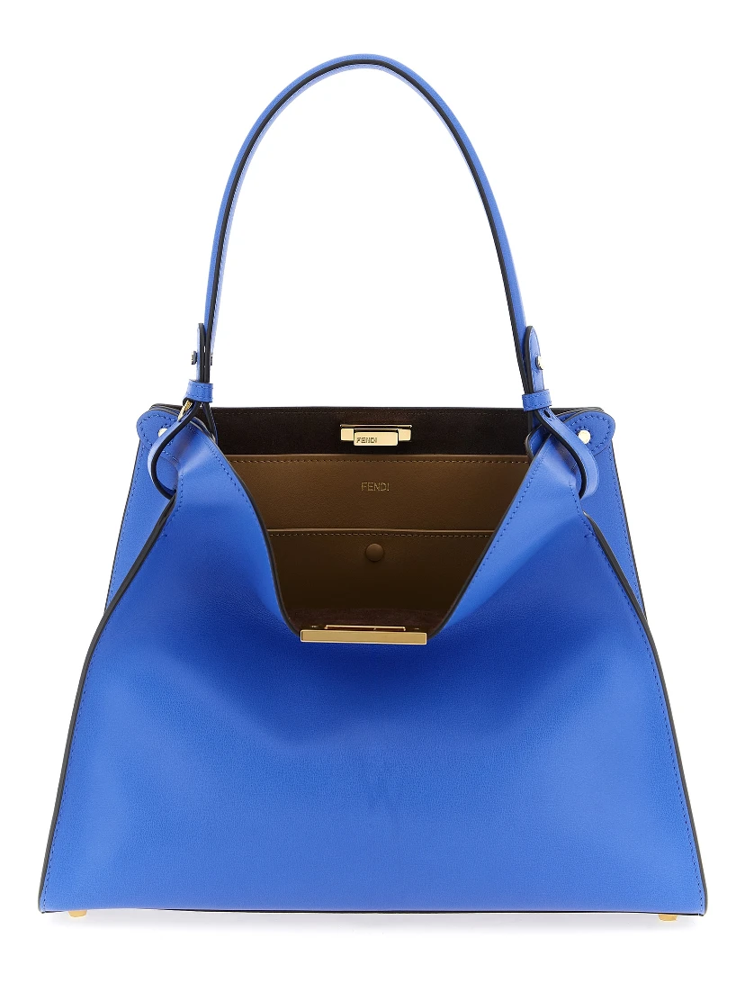 Blue Calfskin Handbag