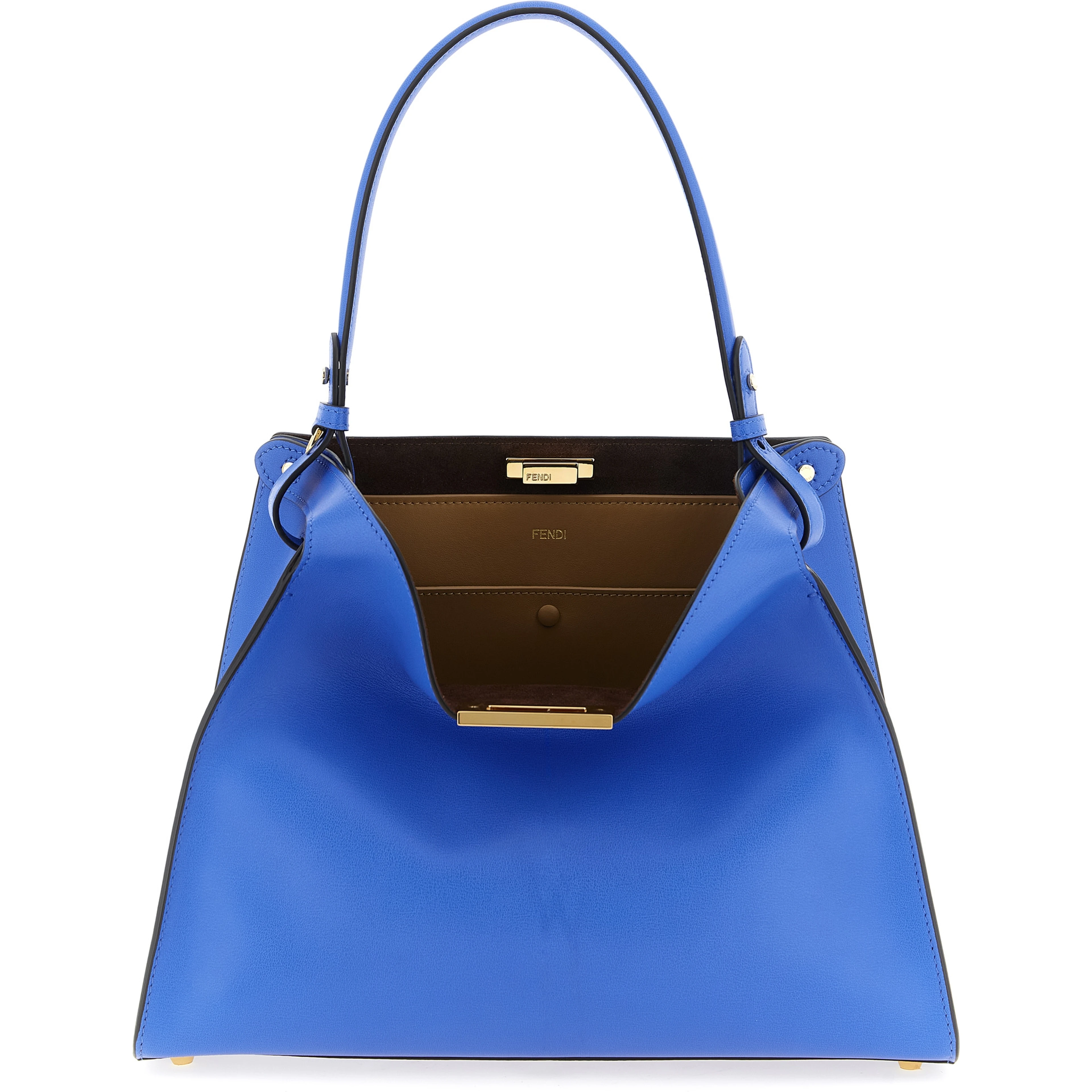 Blue Calfskin Handbag