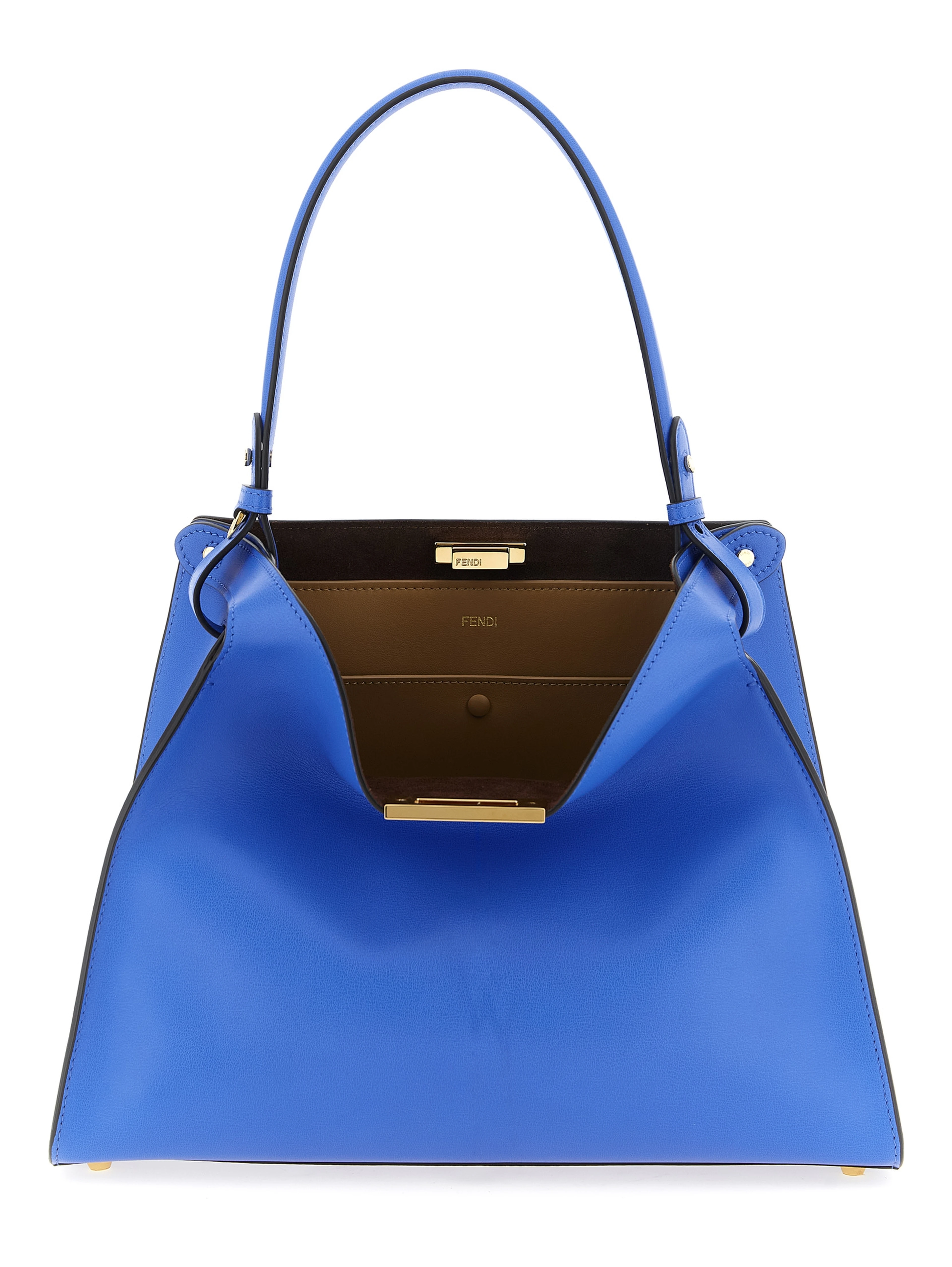 Blue Calfskin Handbag