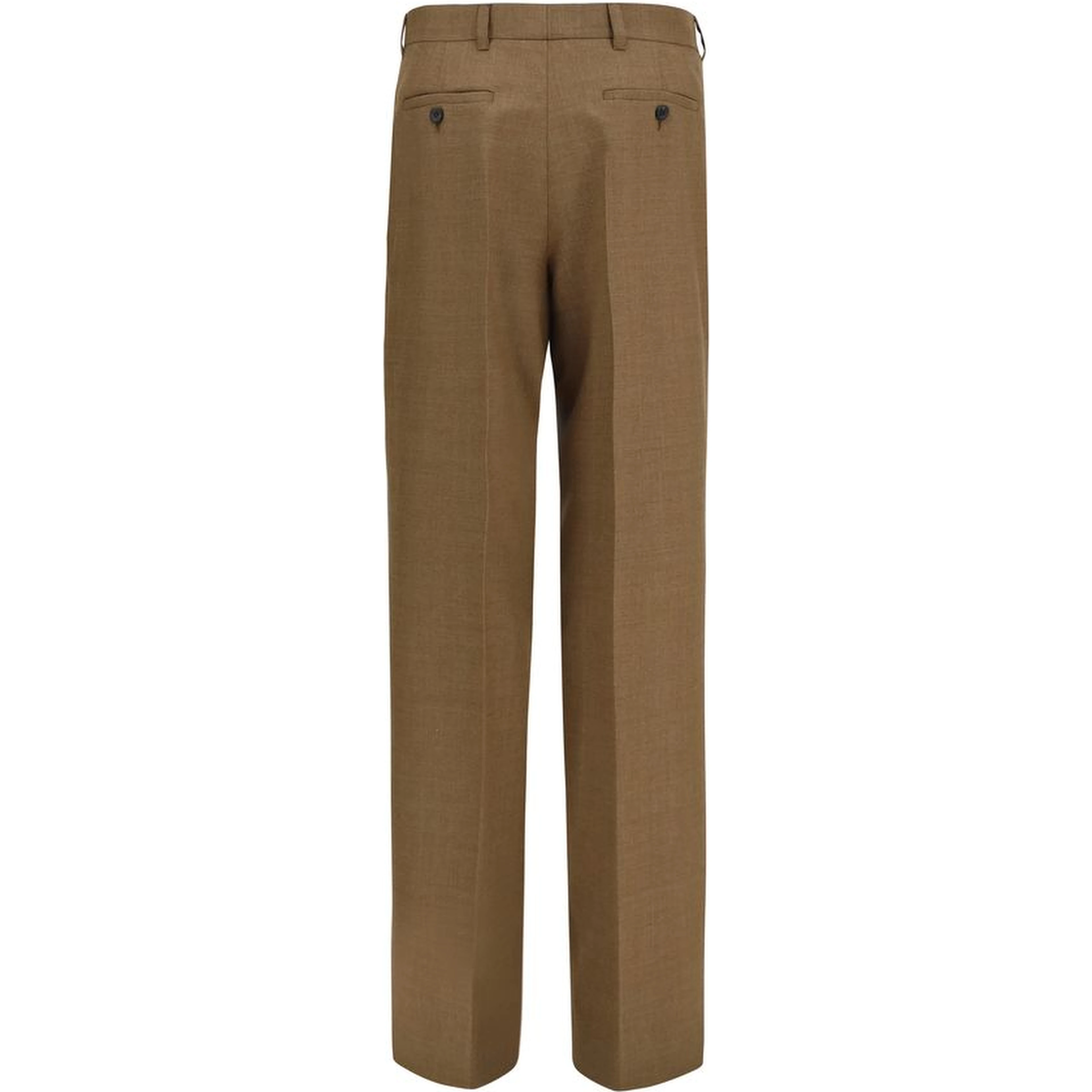 Brown Wool Oves Aries Dress Pants