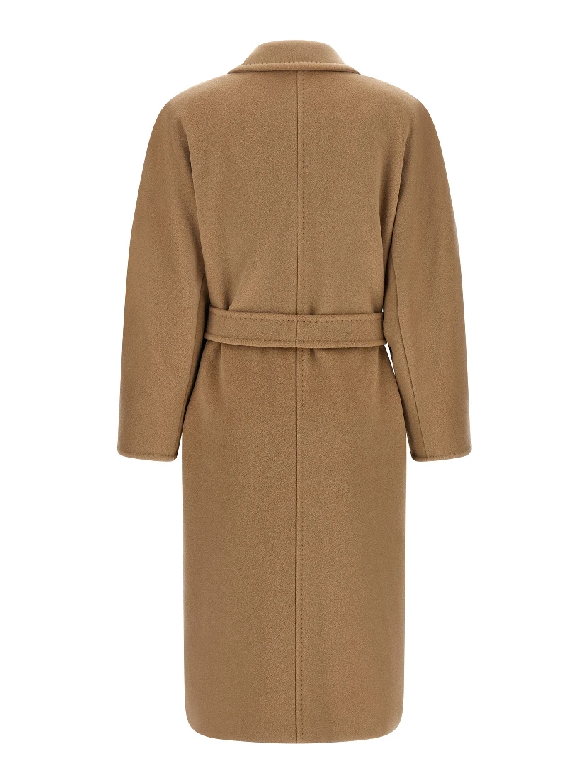 Beige Virgin Wool Coat