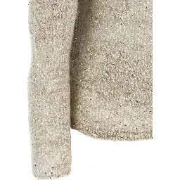 Beige Nylon Cardigan