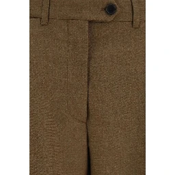 Brown Wool Oves Aries Dress Pants