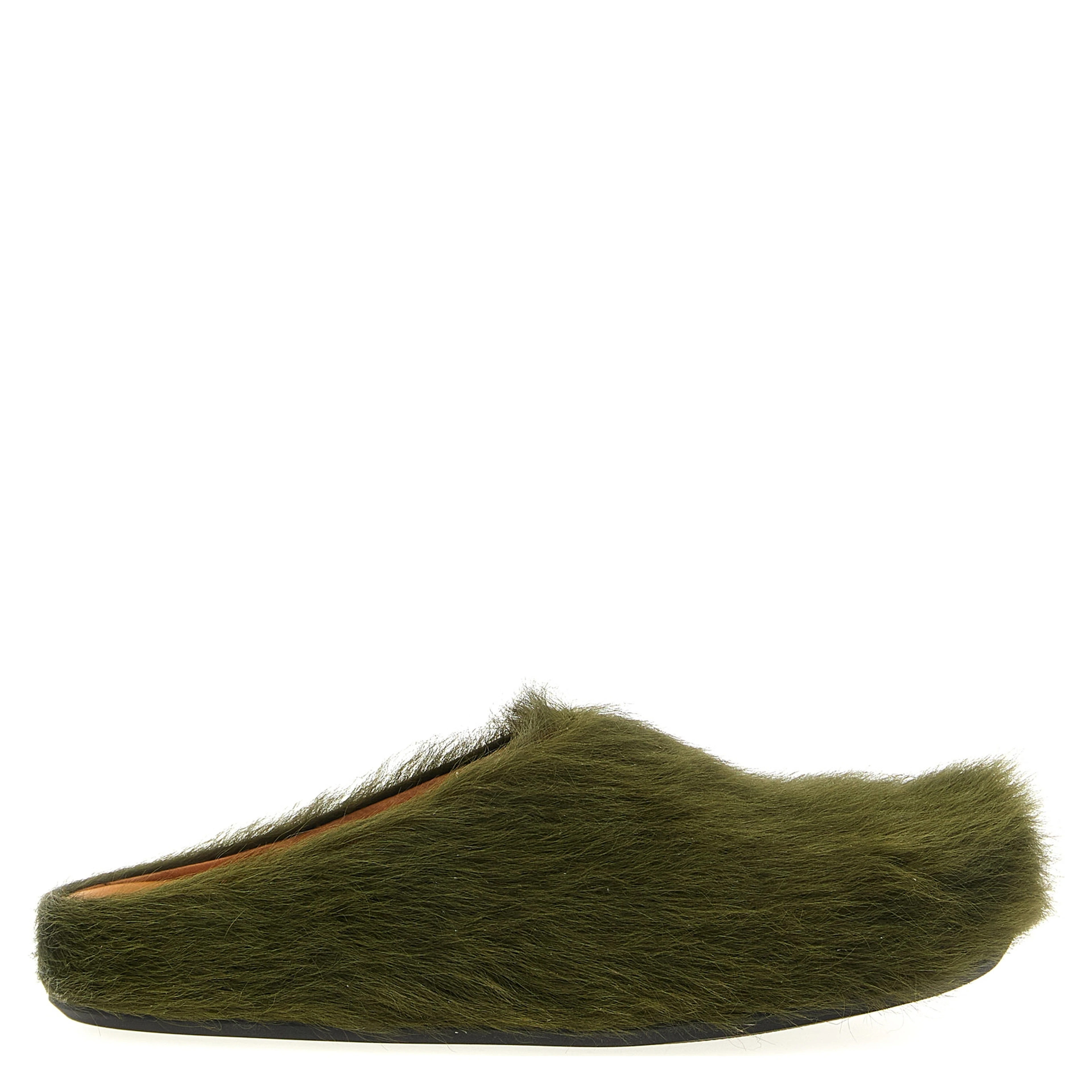 Bicolor Calfskin Mules