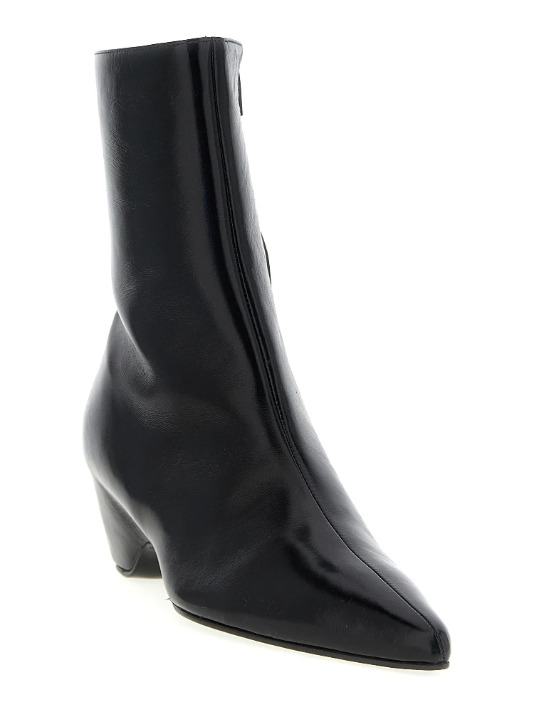 Black Calfskin Ankle Boots alternative