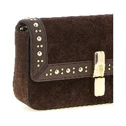 Brown Calfskin Crossbody Bag