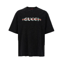 Black Cotton T-Shirt