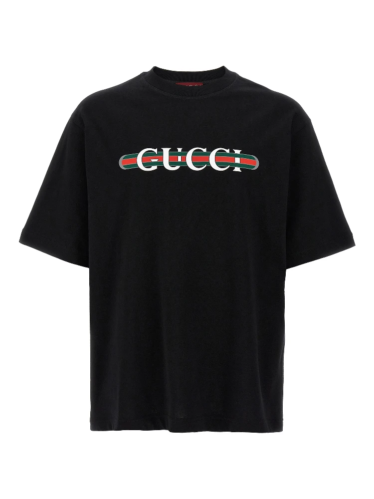Black Cotton T-Shirt