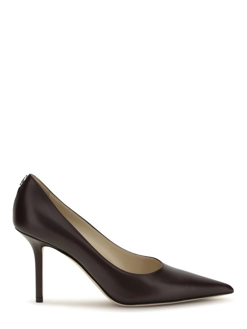 Brown Calf Leather Bos Taurus High Heel Pumps