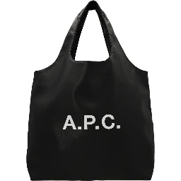 Black Polyethylene Tote Bag
