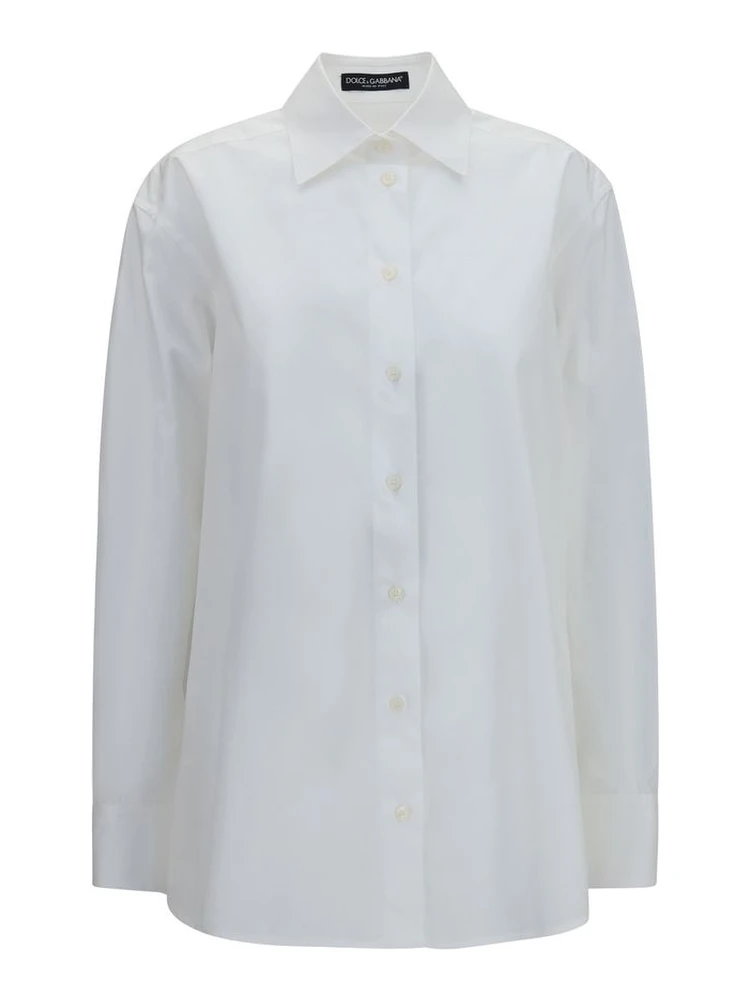 White Cotton Dress Shirt
