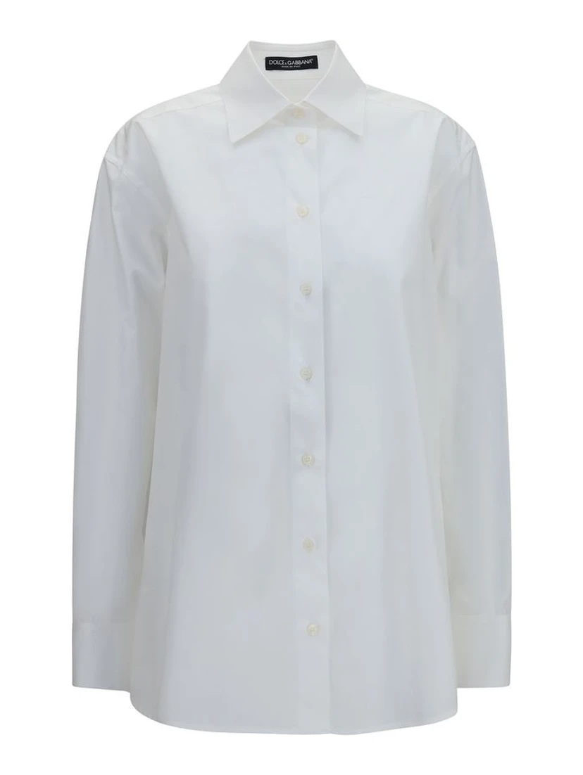 White Cotton Dress Shirt