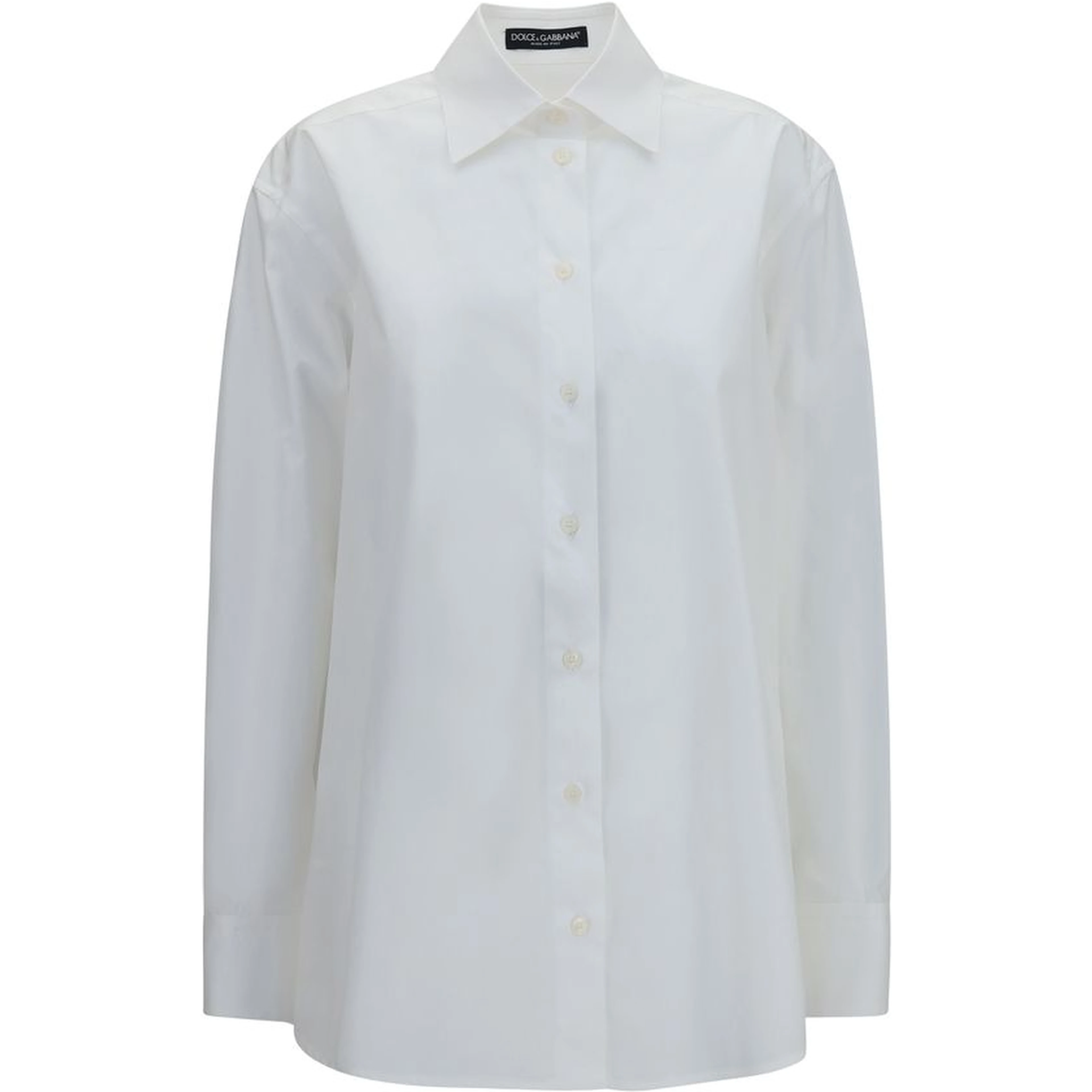White Cotton Dress Shirt