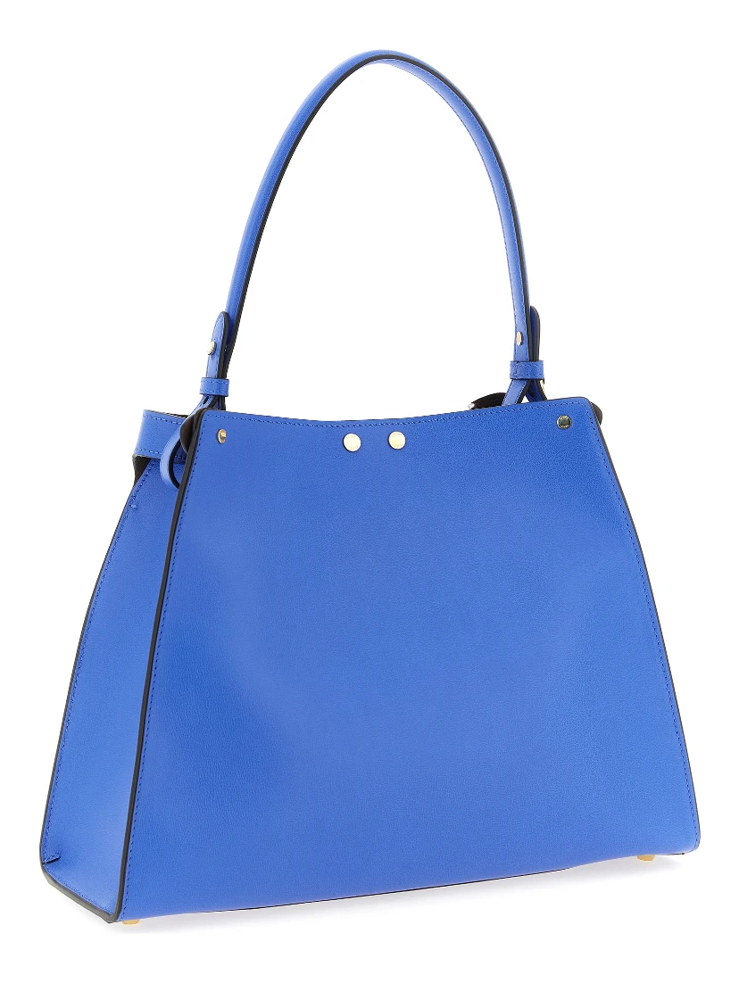 Blue Calfskin Handbag
