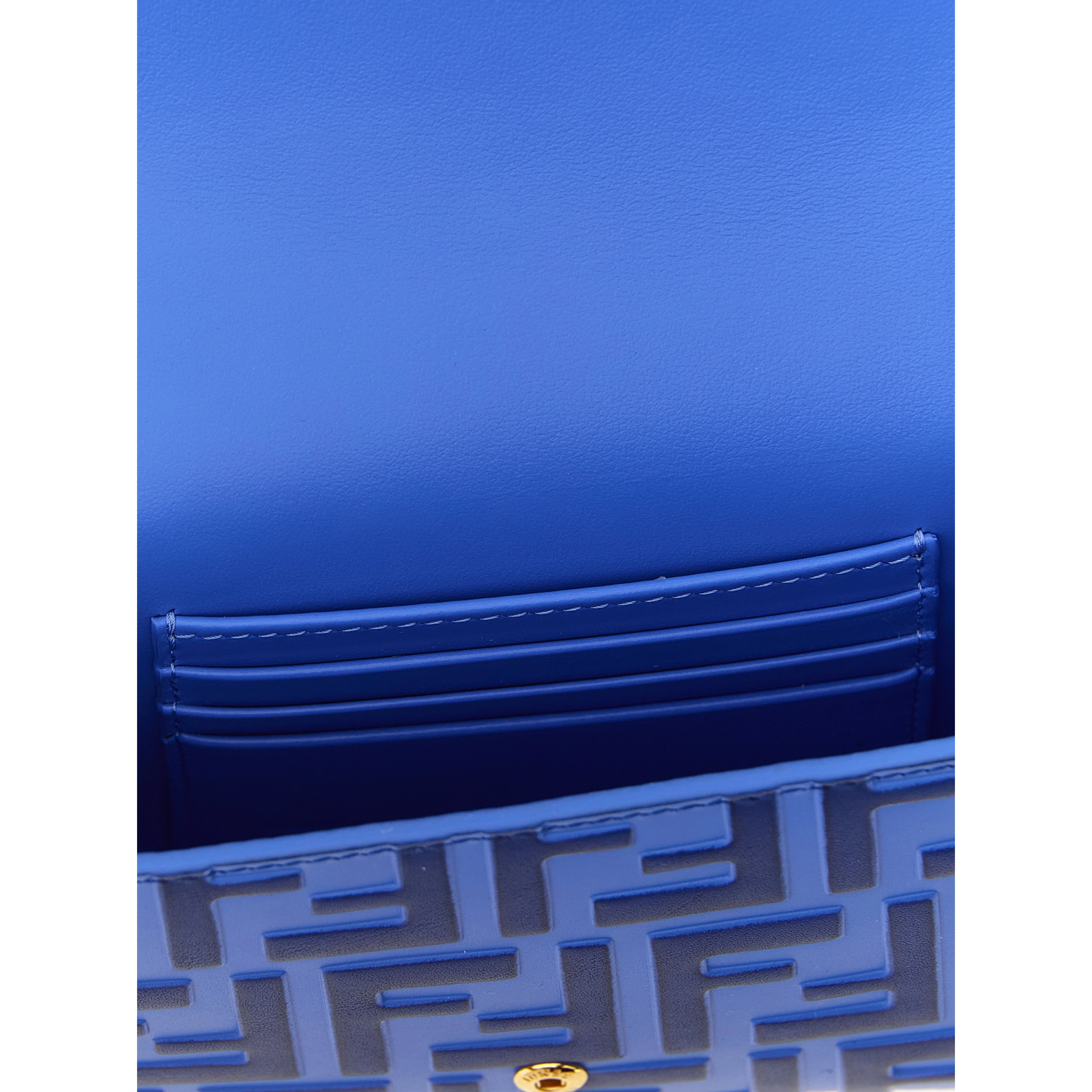 Blue Calfskin Cardholder