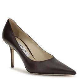 Brown Calf Leather Bos Taurus High Heel Pumps