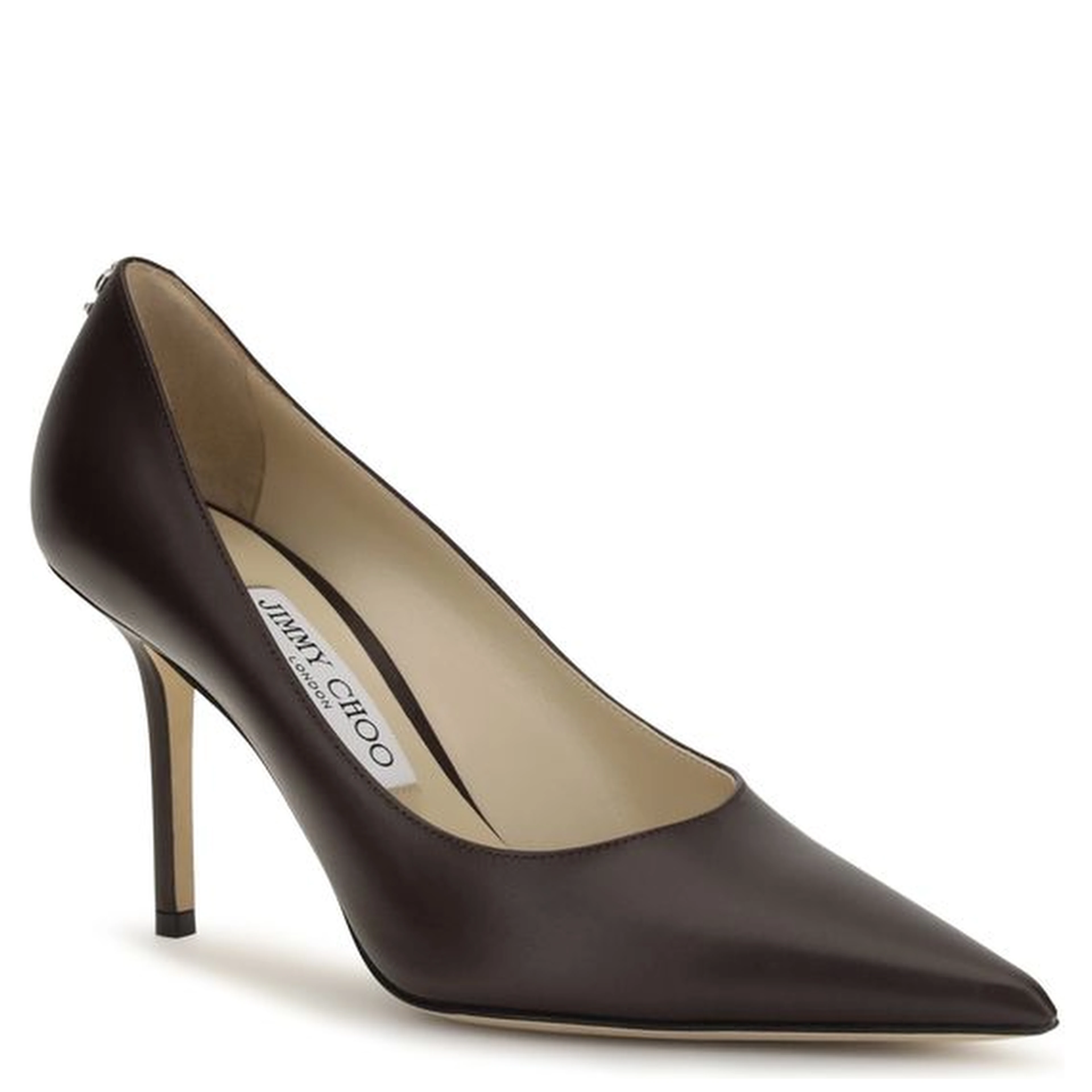 Brown Calf Leather Bos Taurus High Heel Pumps