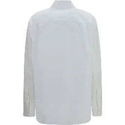 White Cotton Dress Shirt