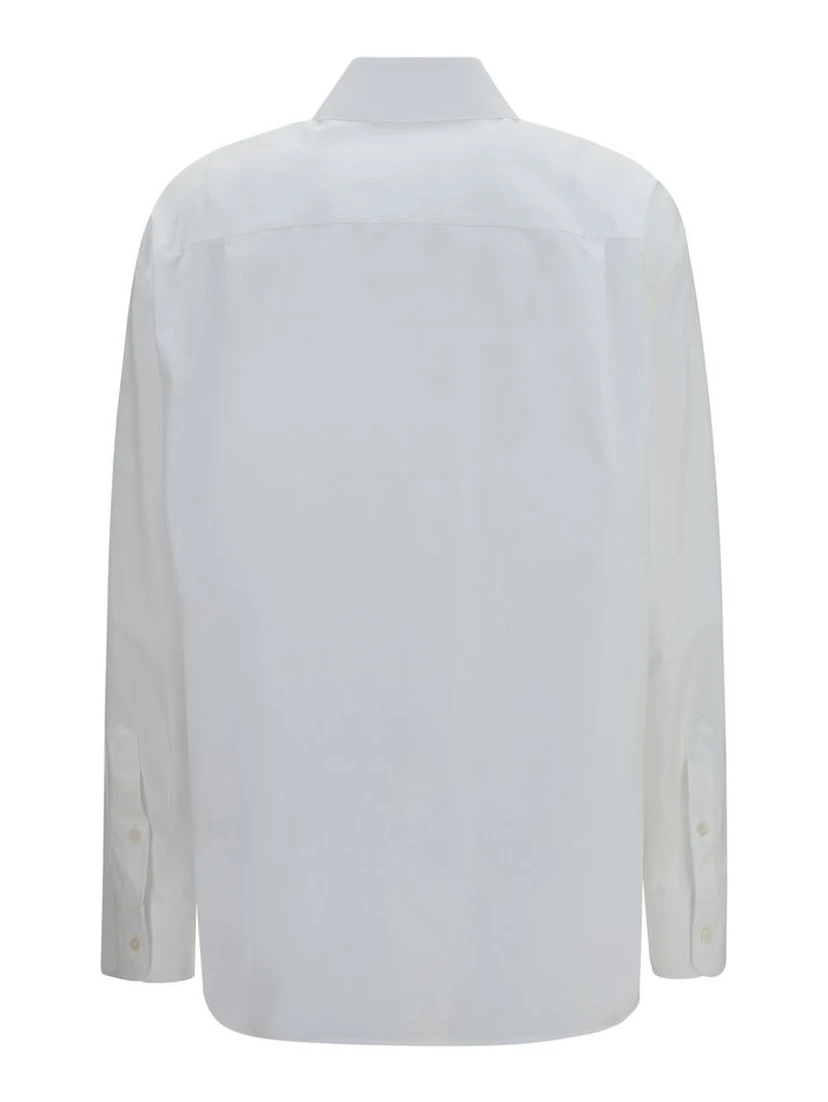 White Cotton Dress Shirt