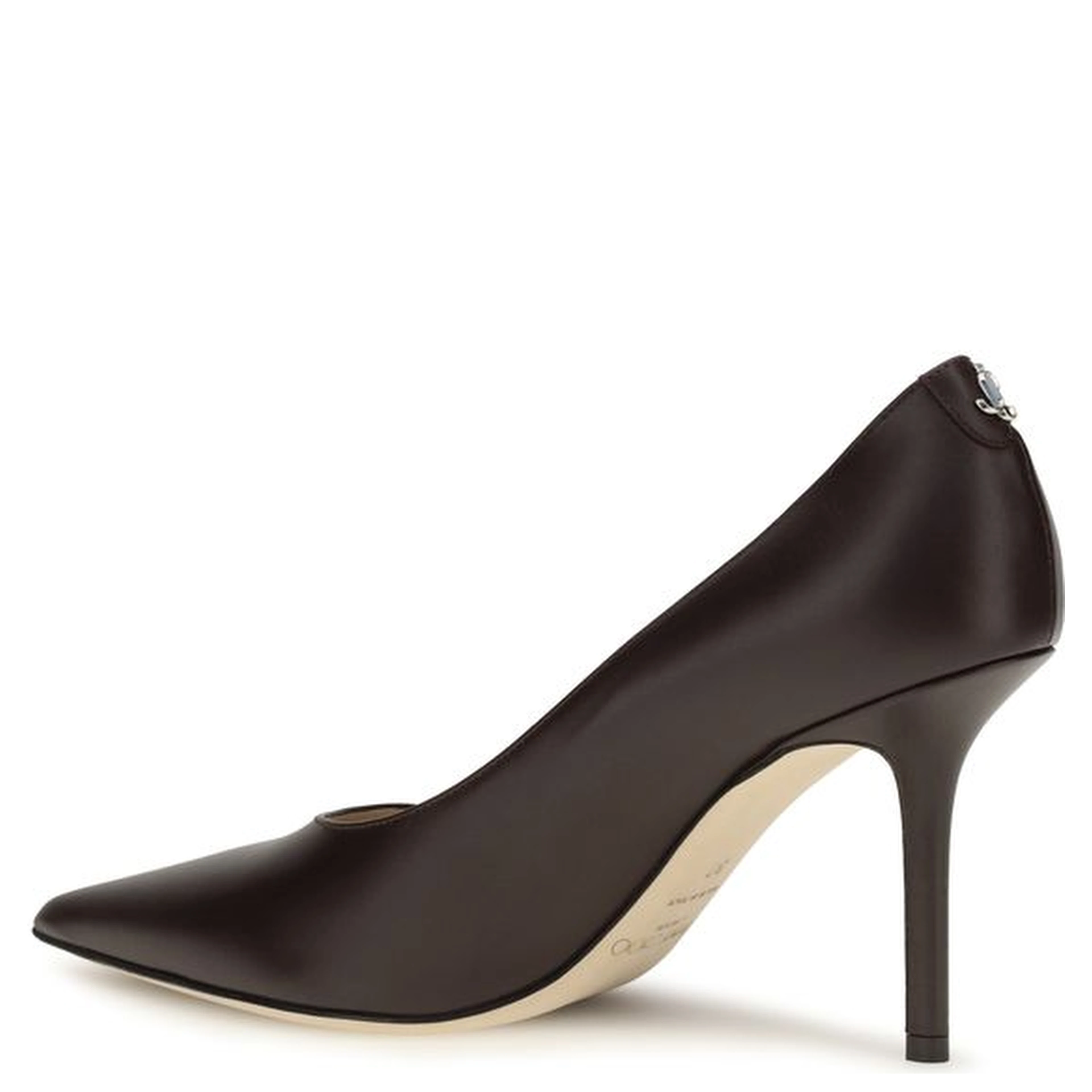 Brown Calf Leather Bos Taurus High Heel Pumps