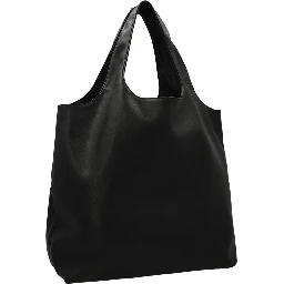 Black Polyethylene Tote Bag
