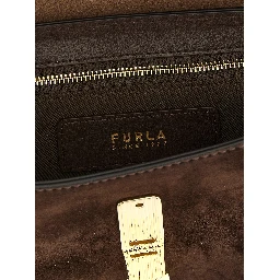 Brown Calfskin Crossbody Bag