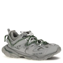 Gray Polyethylene Athletic Sneakers