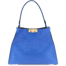 Blue Calfskin Handbag