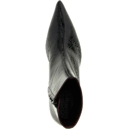 Black Calfskin Ankle Boots