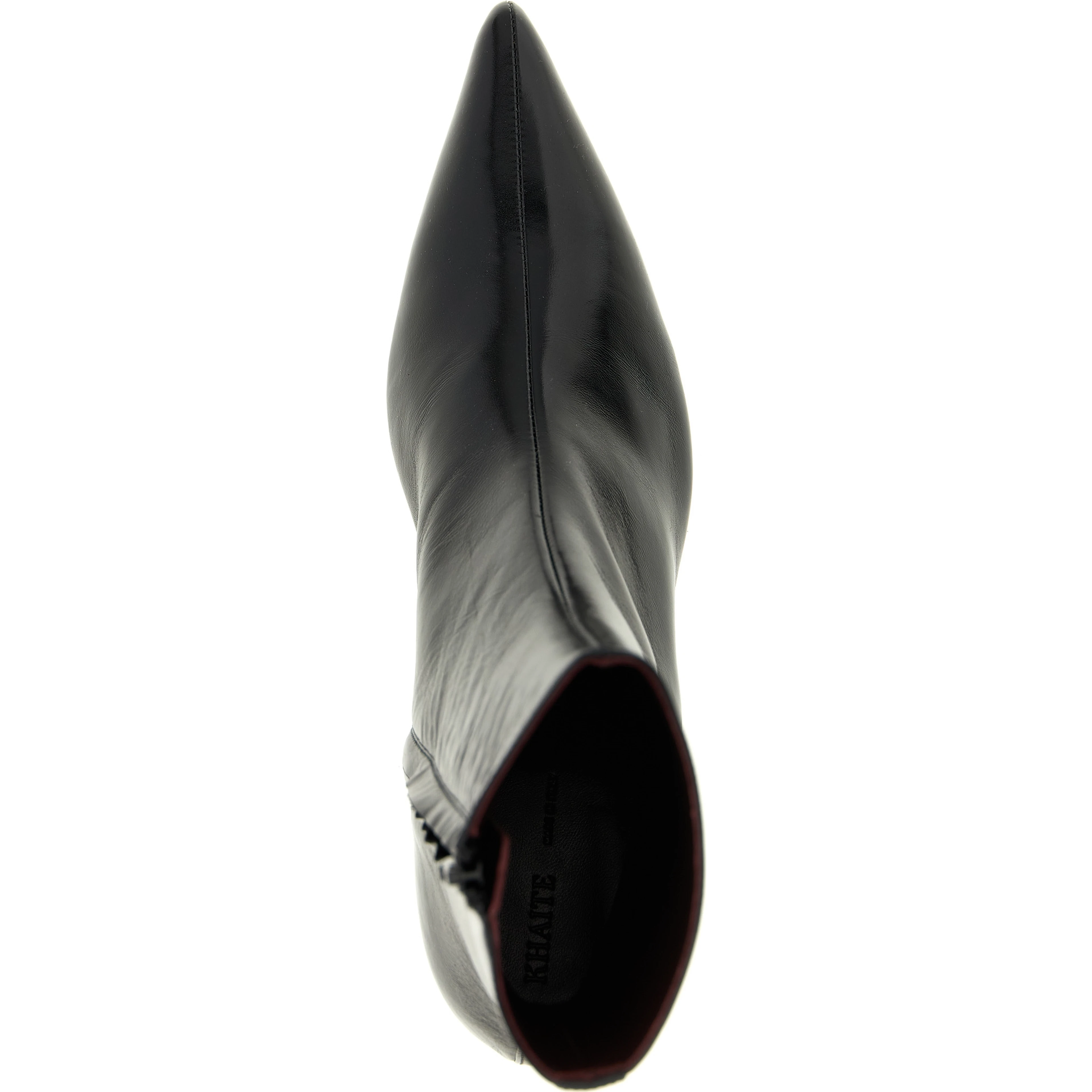 Black Calfskin Ankle Boots