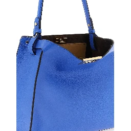 Blue Calfskin Handbag